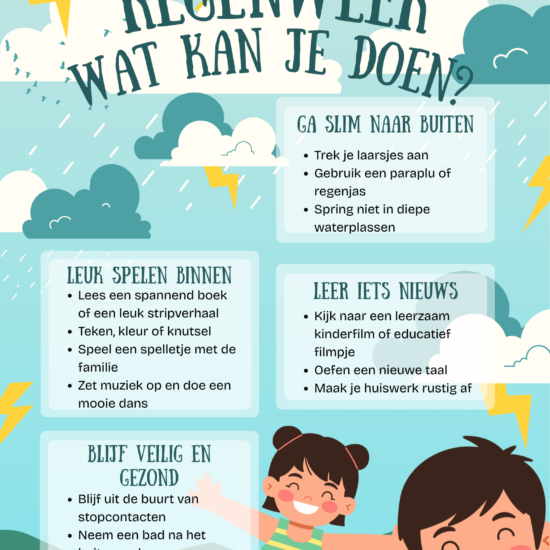 REGENWEER? ZO MAAK JE ER TOCH NOG EEN LEUKE DAG VAN!