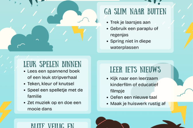 REGENWEER? ZO MAAK JE ER TOCH NOG EEN LEUKE DAG VAN!