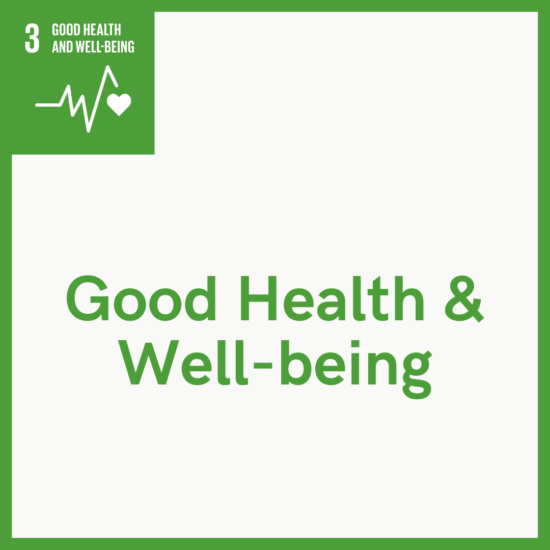 SDG DOEL 3: GOEDE GEZONDHEID EN WELZIJN