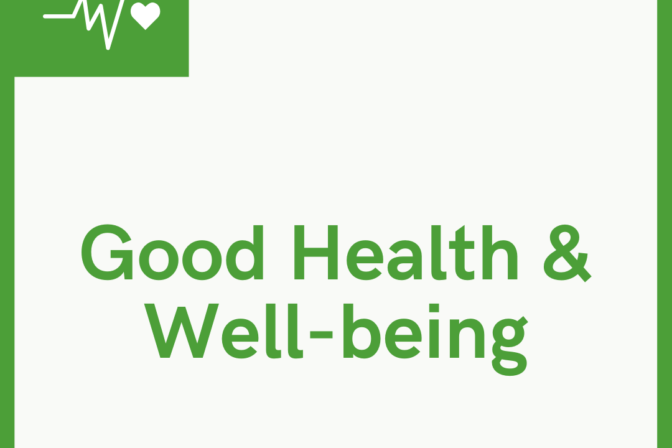 SDG DOEL 3: GOEDE GEZONDHEID EN WELZIJN